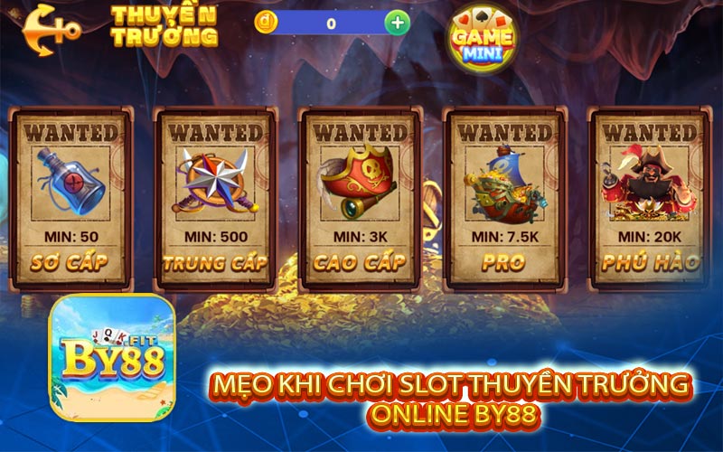 Mẹo Khi Chơi Slot Thuyền Trưởng Online BY88