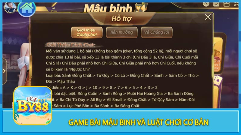 Game bài Mậu binh và luật chơi cơ bản