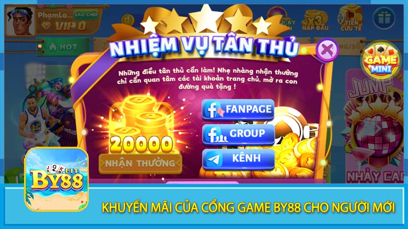 Khuyến Mãi Của Cổng Game By88 Cho Người Mới